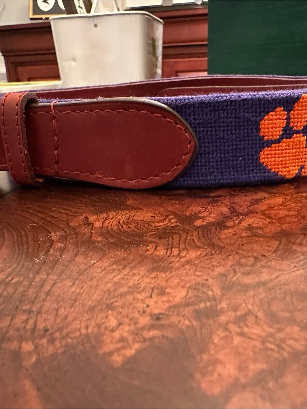 Clemson Smathers and Branson belt, size 36